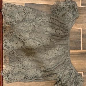 Off the Shoulder Lace Top